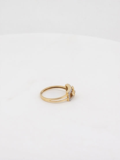 CZ RING 18K SRJ-LR-3703